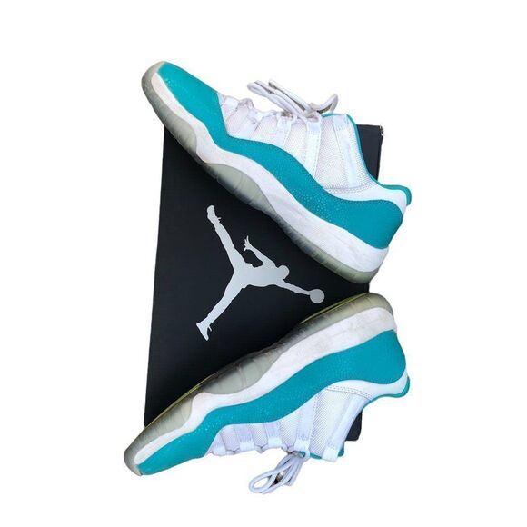Rare 2013 Air Jordan 11 Retro Low Aqua Safari Size 6.5 - Picture 16 of 16